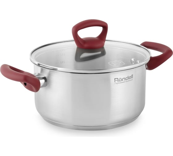 Кастрюля RONDELL Heidi с крышкой 24 см 4.8 л RDS-1114