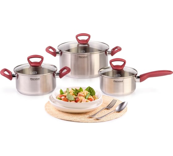 Кастрюля RONDELL Heidi с крышкой 24 см 4.8 л RDS-1114