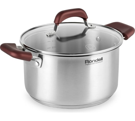 Кастрюля RONDELL Bojole с крышкой 24 см 5.6 л RDS-737