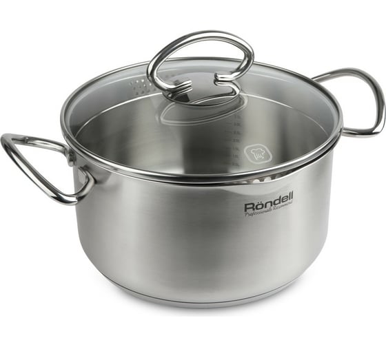 Кастрюля RONDELL Edel с крышкой 20 см 3.1 л RDS-991
