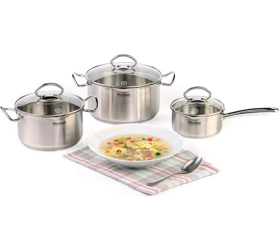 Кастрюля RONDELL Edel с крышкой 20 см 3.1 л RDS-991