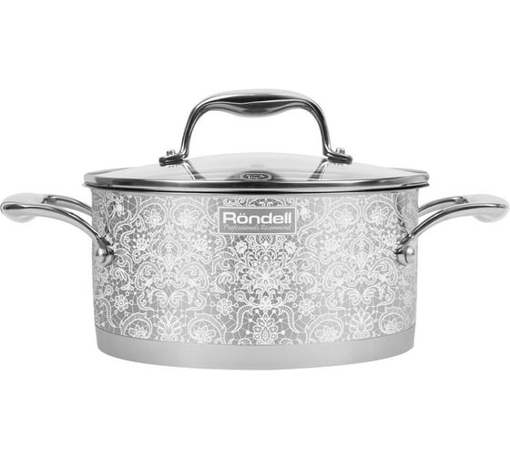 Кастрюля RONDELL Ajour с крышкой 24 см 5.0 л RDS-1055