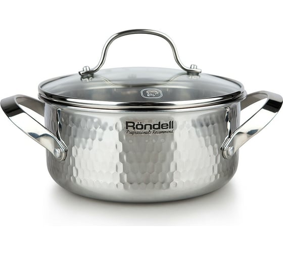 Кастрюля RONDELL RainDrops с крышкой 18 см 1.9 л RDS-827