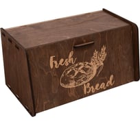 Хлебница МУЛЬТИДОМ прямоугольная, размер 35.5x20.5x18.5 см МБ18-300