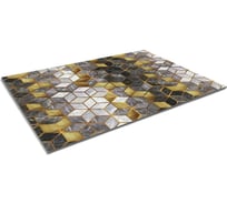 Влаговпитывающий коврик Shahintex DIGITAL PRINT 13 Куб, 60x120, серый 821358