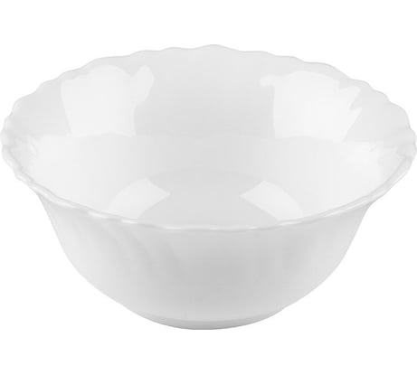 Салатник Mallony Dolche Vita, объем 265 мл, опаловое стекло, белый 104754