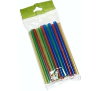 Трубочки для смузи EUROHOUSE 8х140 мм, прямые, 30 шт. в упаковке 14007