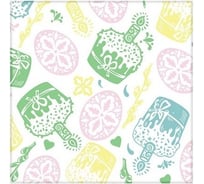 Подставка под горячее МУЛЬТИДОМ Цветная Пасха размер 14x14 см, 2 дизайна, 2 цвета МТ18-62