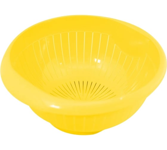 Миска-дуршлаг МУЛЬТИДОМ размер 31x27.5x12.5 см, 4 цвета МГ76-127