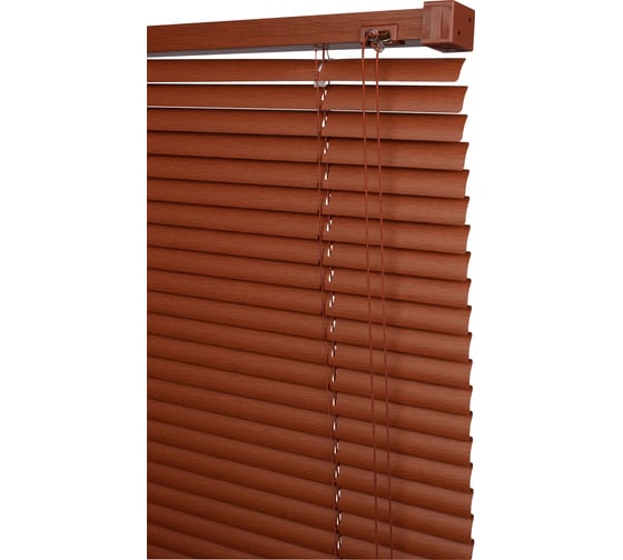 Пластиковые жалюзи ПраймДекор 160x150, махагон 2160141