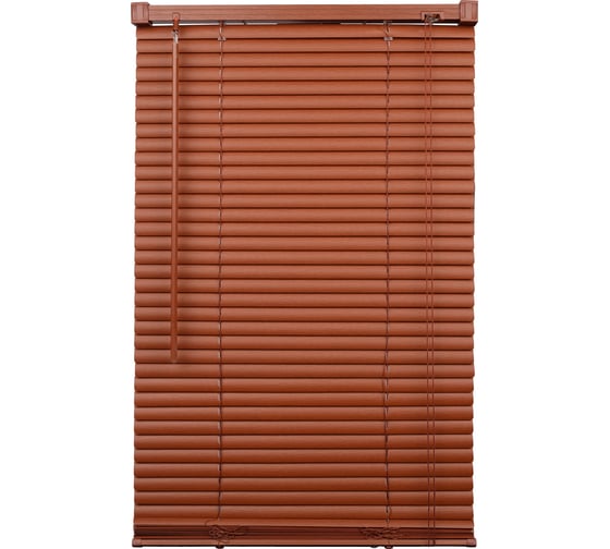 Пластиковые жалюзи ПраймДекор 150x150, махагон 2150141