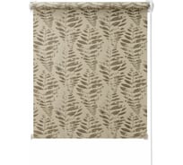 Рулонная штора ПраймДекор Папоротник, бежевый, 180x170 44180144