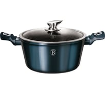 Кастрюля BerlingerHaus Aquamarine Metallic Line с крышкой, 24 см, 4.1 л 1879-BH