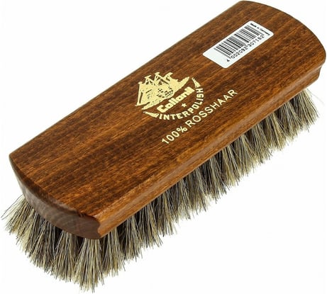 Щетка для очистки обуви и одежды от грязи и пыли Collonil Rossharburste из натурального ворса или конского волоса светлый 7162 010