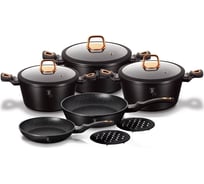Набор посуды BerlingerHaus Black Rose Collection 10 предметов 1645N-BH