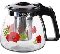 Заварочный чайник BONJART 17920 900 мл, жаропрочное стекло, металлический фильтр ТП9898