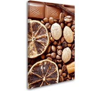 Постер-картина Студия Фотообоев Кофе и корица, 120x75 см 2533541