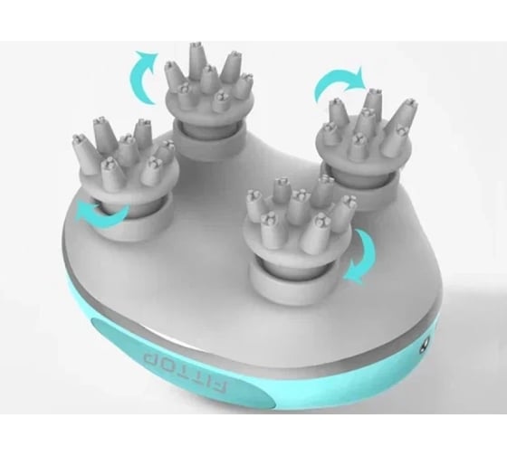 Умный вибромассажер для головы Fittop M-Hand-E, зеленый FMH931/10