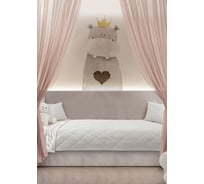 Комплект Kauffort Ляфлер покрывало стеганое 140x220 см, 2 подушки 40x40 см, белый 124001610