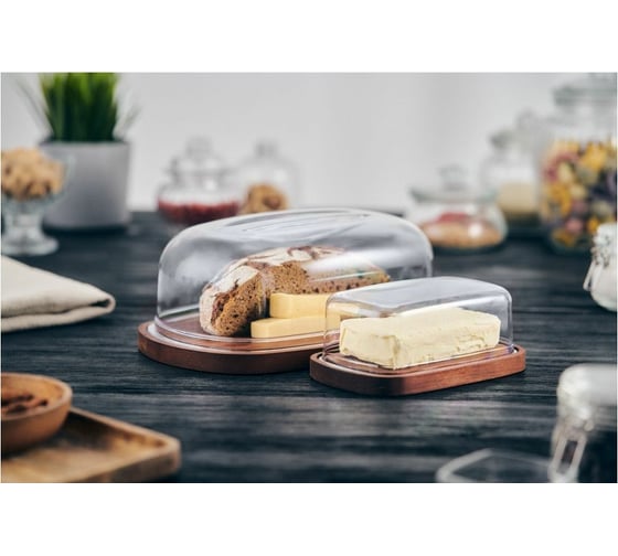 Блюдо для сыра/хлеба Walmer ORGANIC WALNUT, 26x18 см W37000932