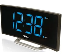 Сетевые часы BVItech синий/черный BV-412BKS