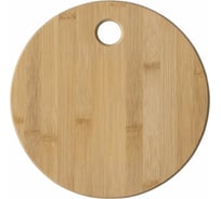 Разделочная доска TAVOLONE Elmo круглая, бамбук, 25x1.5 см 406-284 806555041677