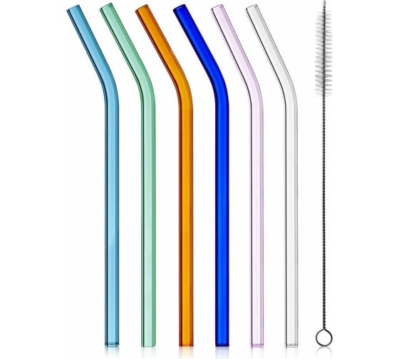 Набор трубочек для питья Walmer COCKTAIL COLOR 6 шт W30027028 1