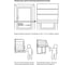 Римская штора Эскар Basicos, вишневый, 90x160 см 253090160 8