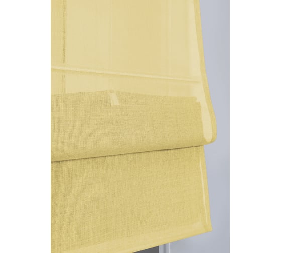 Римская штора Эскар Basicos, желтый, 50x160 см 251050160