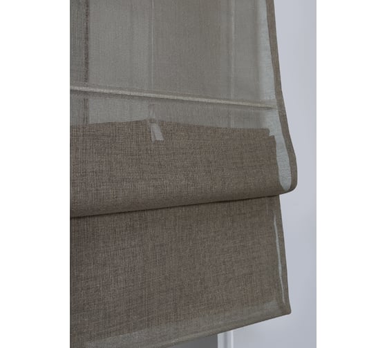 Римская штора Эскар Basicos, коричневый, 50x160 см 252050160