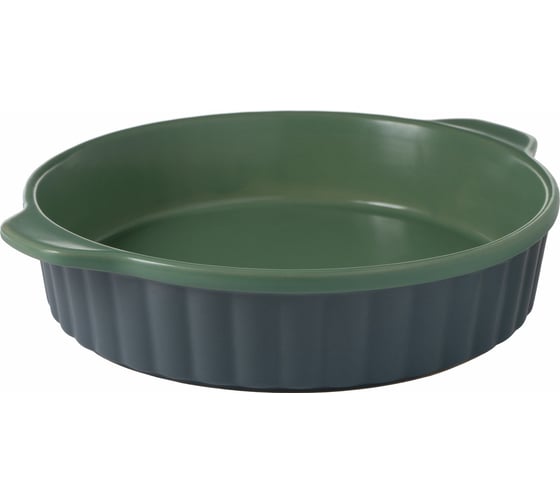 Форма для запекания TAVOLONE AVILLA круглая, с ручками, керамика, 30х25,5х6 см 806526255179 1