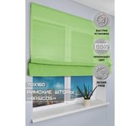 Римская штора Эскар Basicos салатовый, 70x160 см 254070160