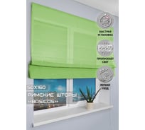 Римская штора Эскар Basicos салатовый, 50x160 см 254050160