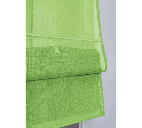 Римская штора Эскар Basicos салатовый, 50x160 см 254050160