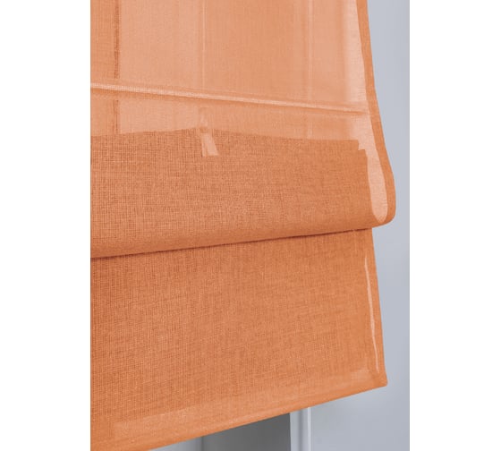 Римская штора Эскар Basicos оранжевый, 65x160 см 249065160