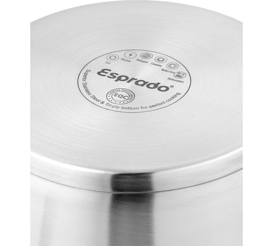 Кастрюля с крышкой Esprado Olivera 18x10 cм, 2,2 л, нержавеющая сталь OLIL18GE101