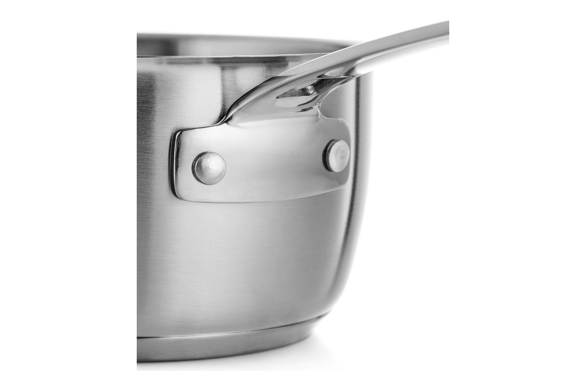 Ковш с крышкой Esprado Fuerte 16x8,5 см, 1,6 л, нержавеющая сталь ...