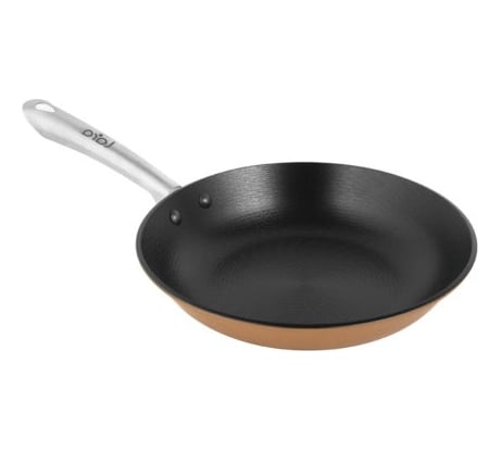 Сковорода Lara бронзовый кованый чугун 26x5 см, ручка сталь, антипригарное покрытие, индукция LR01-81 Bronze