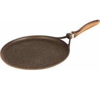 Сковорода Lara Rio CHOCO 32 см литой алюминий, литая ручка, мрамор, индукция, Soft Touch LR01-201 CHOCO