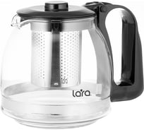 Заварочный чайник Lara 700 мл, стальной фильтр, отделка хром LR06-07