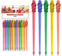 Шпажки для канапе МУЛЬТИДОМ Булава набор 20 шт, длина 90 мм МГ76-69