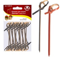 Шпажки для канапе МУЛЬТИДОМ NEW Винтаж набор 24 шт, 2 цвета VL80-56