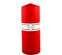 Свеча MIR LIGHT HorizonCandle СТОЛБИК h 200 мм, d 70 мм, красная СС-800363