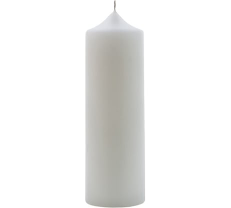 Свеча Волшебная страна Deco 60x190 мм белая 105750