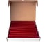 Коническая свеча MIR LIGHT HorizonCandle h 250 мм, d 19 мм, 30 шт в упаковке, бордовая СС-66438 1