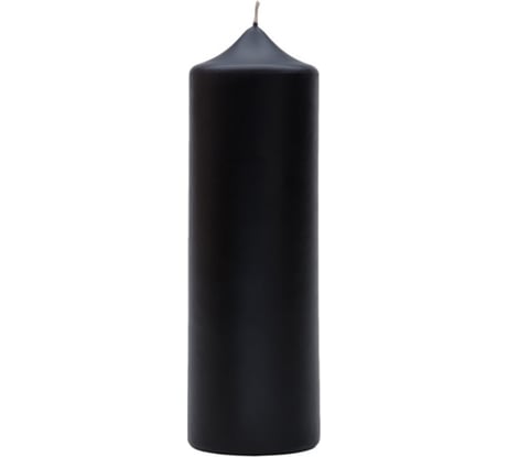 Свеча Волшебная страна Deco 60x190 мм черная 105752