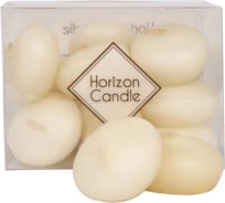 Плавающая свеча MIR LIGHT HorizonCandle ЭКОНОМ h 20 мм, d 40 мм, 14 шт в упаковке, бежевая СС-78211