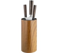 Универсальная подставка для ножей Lara круглая Soft touch LR05-103 Wood