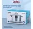 Кастрюля Lara AURORA нержавеющая сталь 10.5x16 см, 2.0 л, стальные ручки, капсулированное индукционное дно, крышка LR02-400 7
