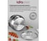 Набор посуды Lara Apple 6 предметов, кастрюли 2.1 л, 3.7 л, 6.1 л LR02-86 5